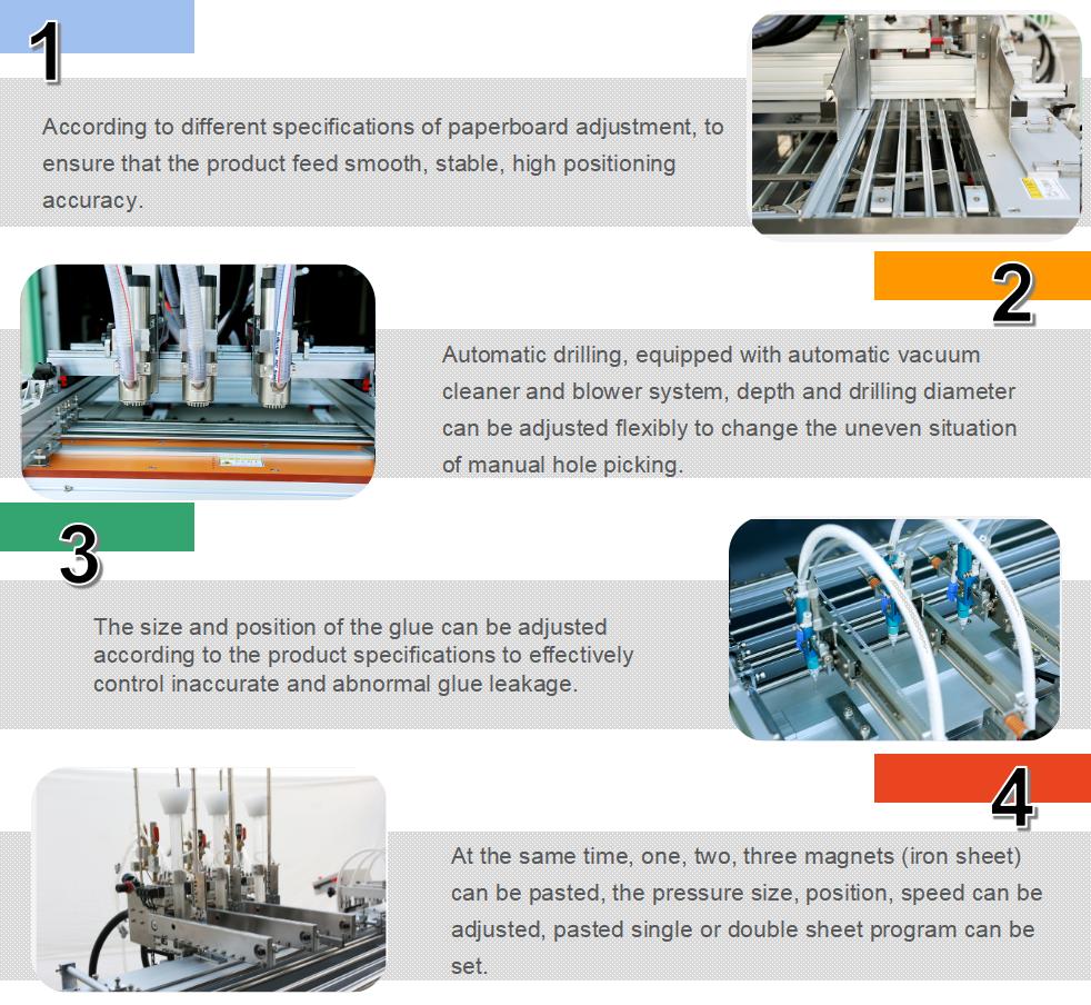 Coller automatique de l'aimant avec une forte machine