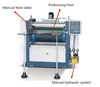 Machine de gaufrage de papier de fonctionnement manuel