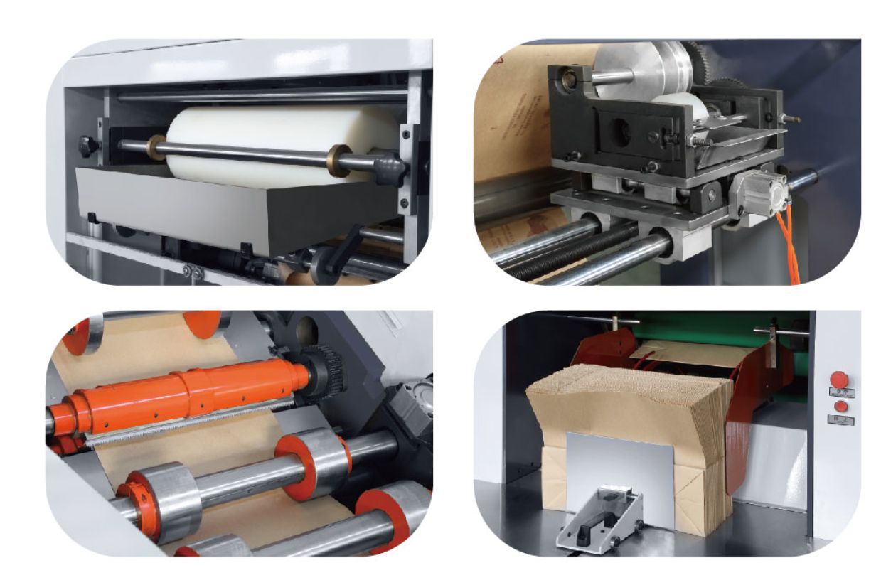 Sac en papier faisant la machine