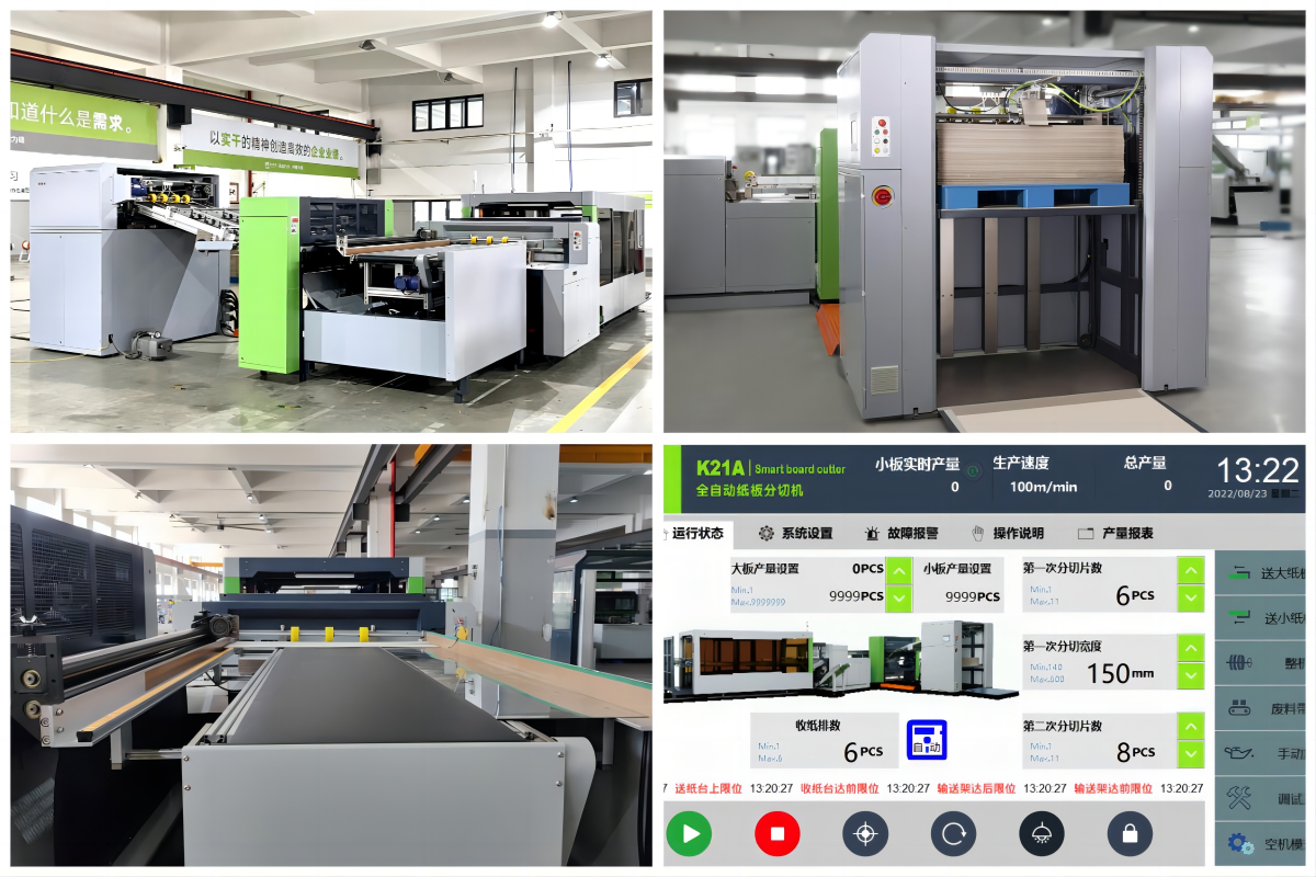 Machine de tranche en carton