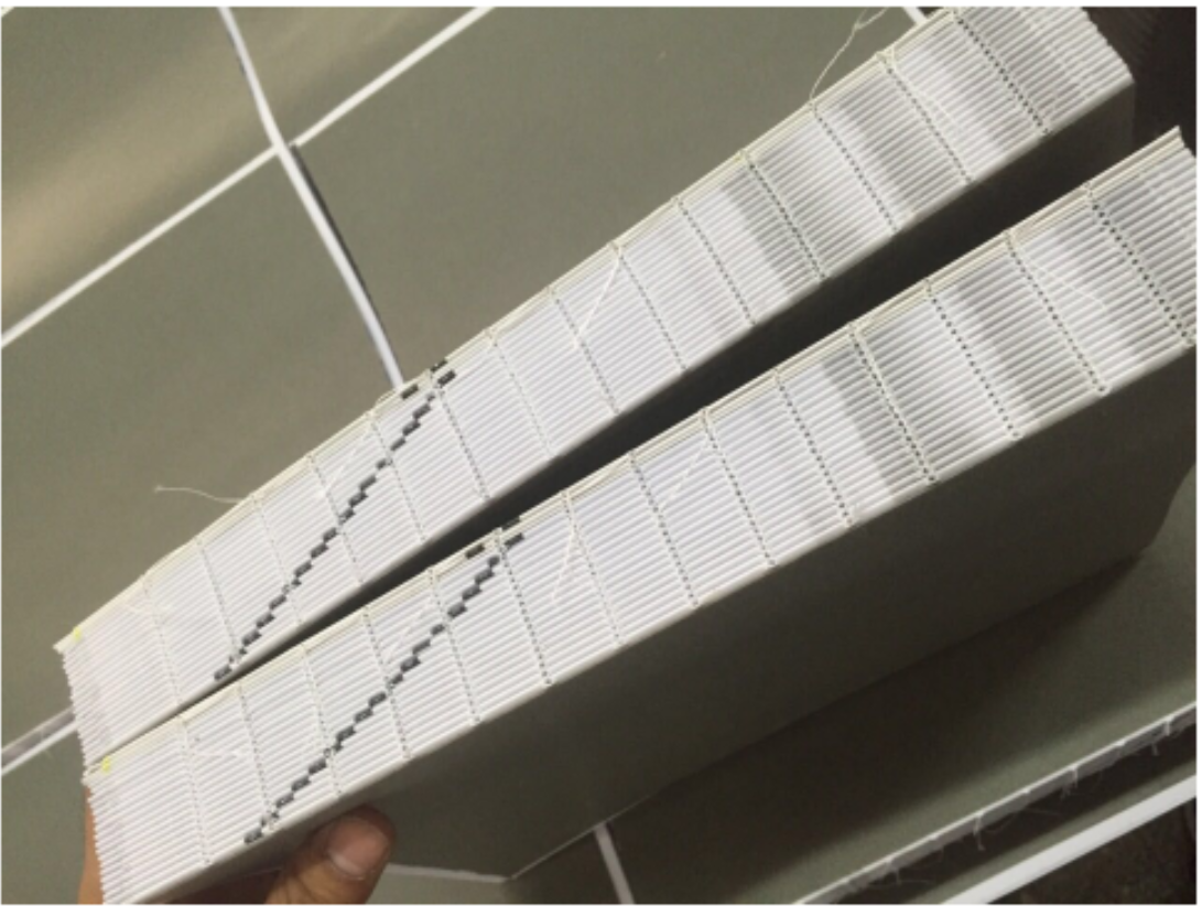 Machine &agrave; coudre du livre de thread