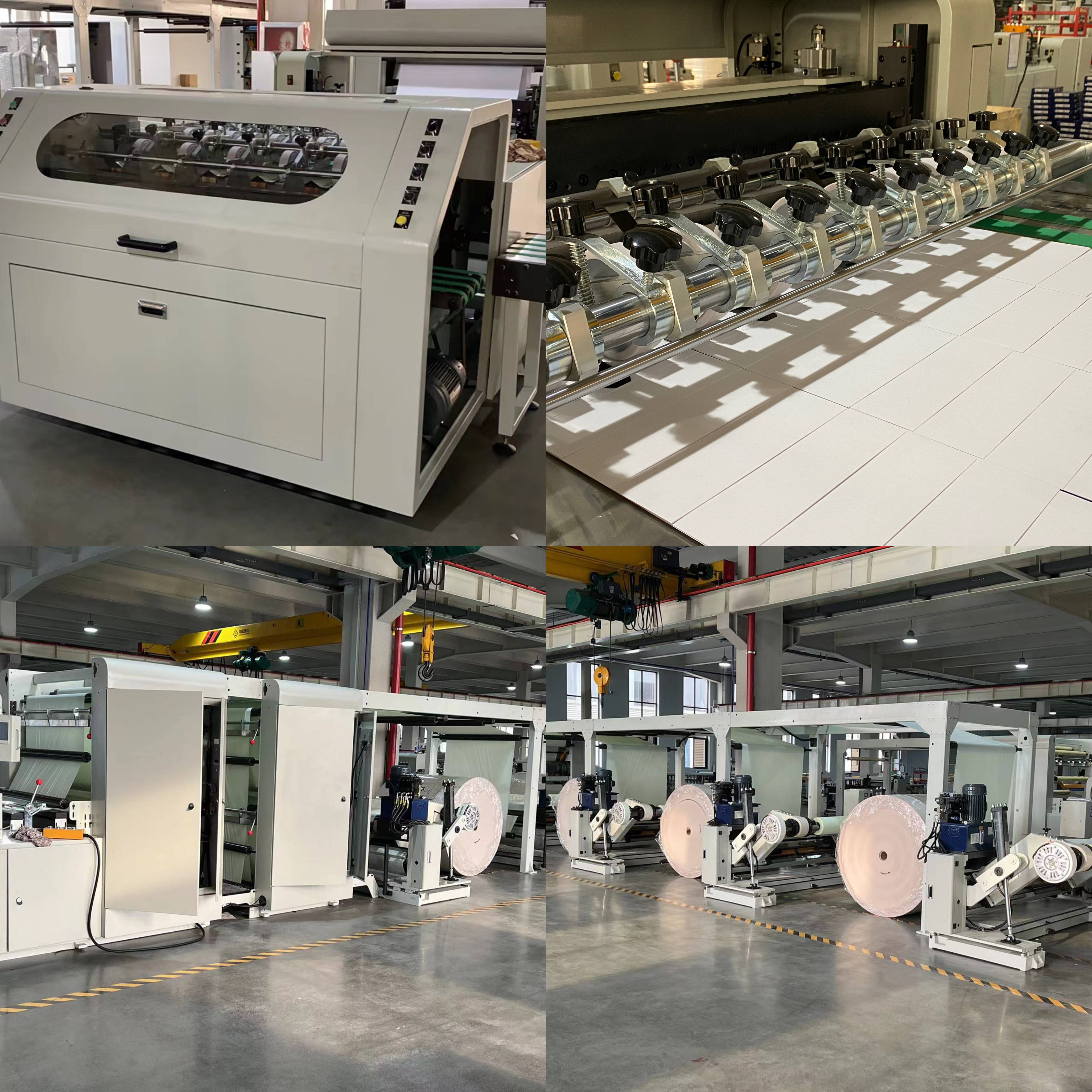 Machine de sheeter en papier &agrave; quatre roulements automatique