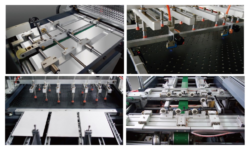 Machine de fabrication automatique de couverture pour bo&icirc;te rigide