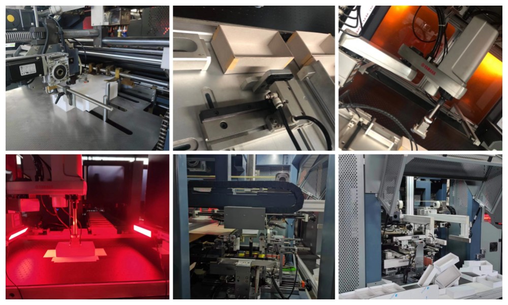Machine de formation de pliage rigide et rigide automatique