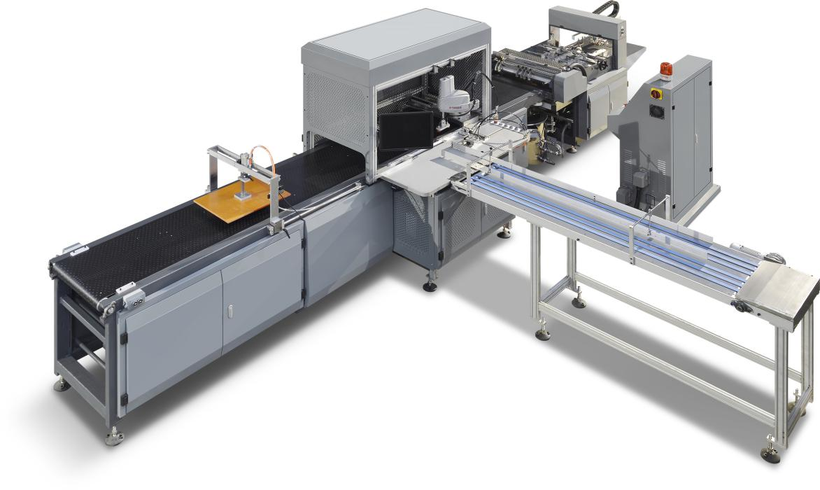 Positionnement de la bo&icirc;te Machine de fabrication