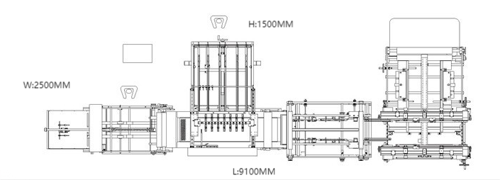 Machine de fabrication automatique de couverture pour bo&icirc;te rigide