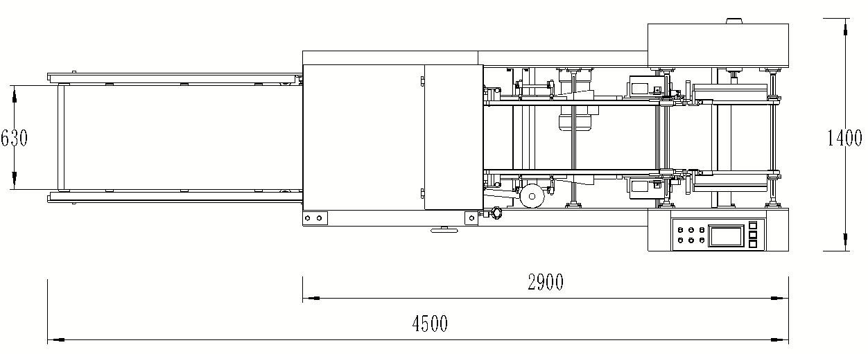 Machine de collage de la bo&icirc;te de couverture et du bas